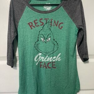 Kids Raglan Shirt - Green and Gray